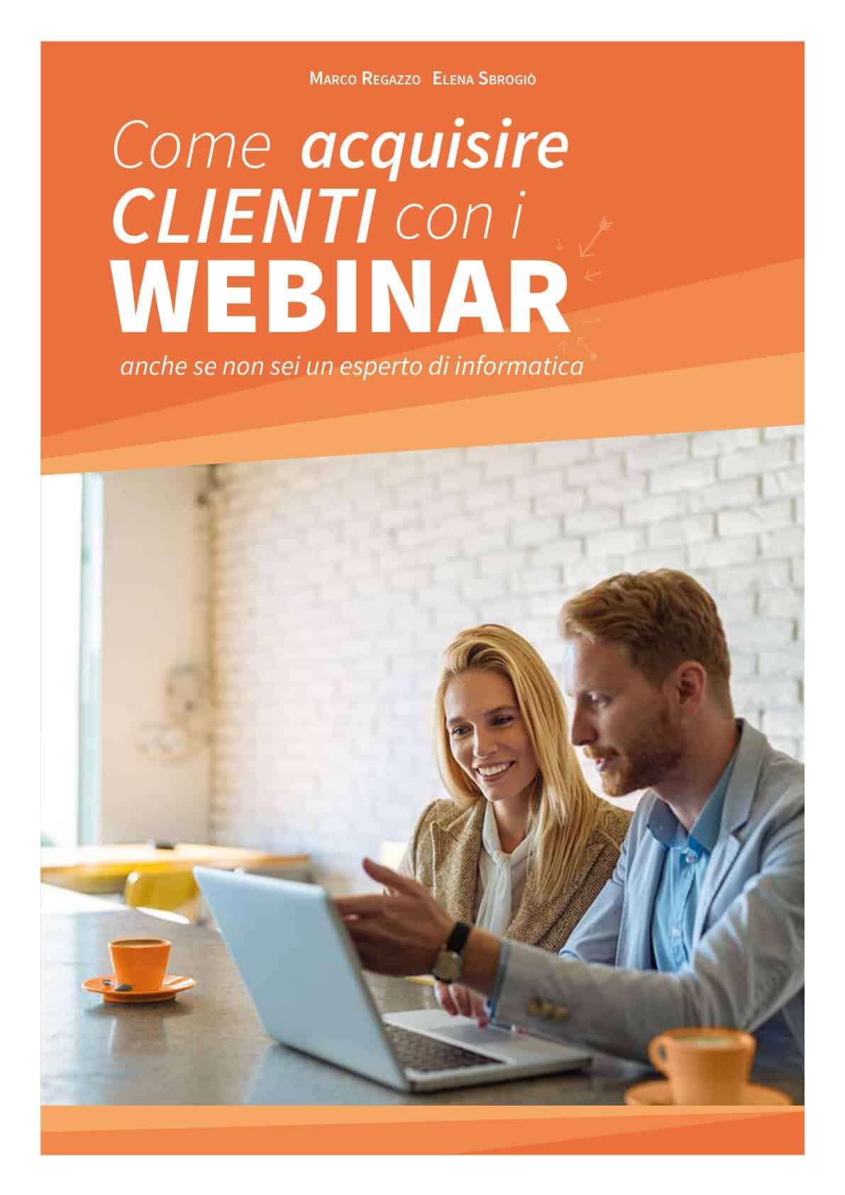 Copertina della guida — Come acquisire clienti con i webinar